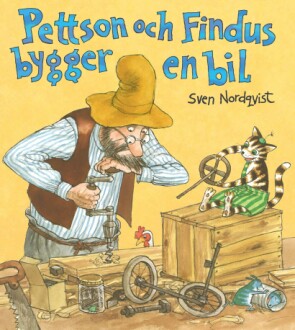Pettson och Findus bygger en bil Pappbok