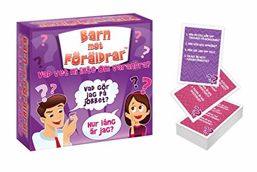 Brädspel för barn och föräldrar med frågor.